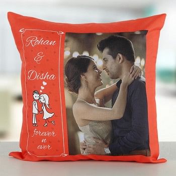 One Personalised Printed Cushion