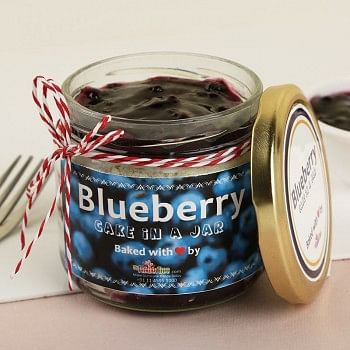 One Blueberry Jar Cake