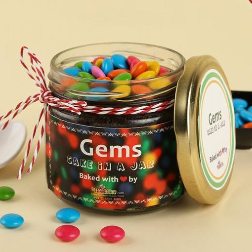 Gems Cake in a Jar