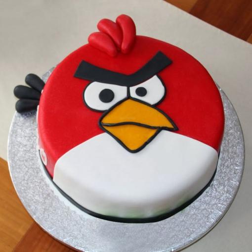 Addictive Angry Bird Cake 