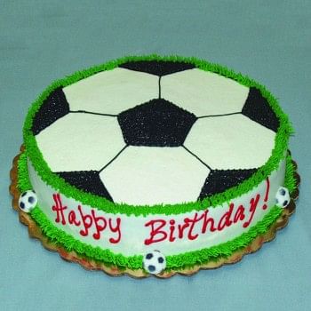 1 Kg Football Theme Chocolate Cream Cake For Birthday