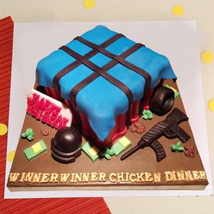 PUBG Game Cake 