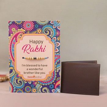 Blessed Raki Card with a Wallet