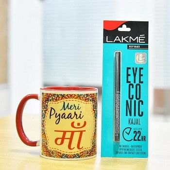 Eye Conic Kajal with Ma Printed Mug