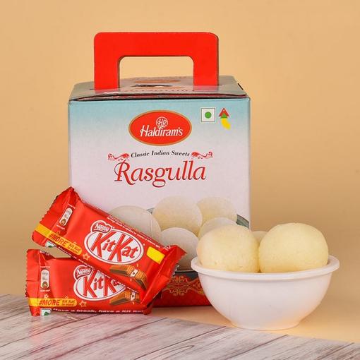 Rasgulla N Kitkat Chocolates Rasgulla N Kitkat Chocolates