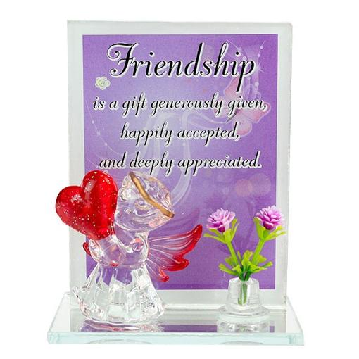 Appreciable Friend Glass Quotation