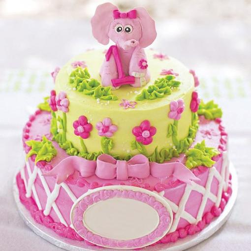 2 Tier Pastel Designer Cake