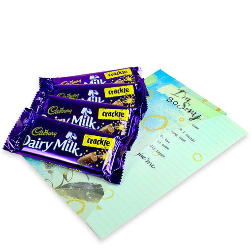 I Am Sorry Card and Chocolates Hamper