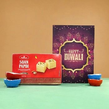 Soan Papdi with Diwali Greetings