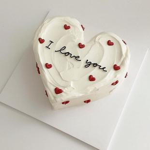 Heart Shape Vanilla Cake