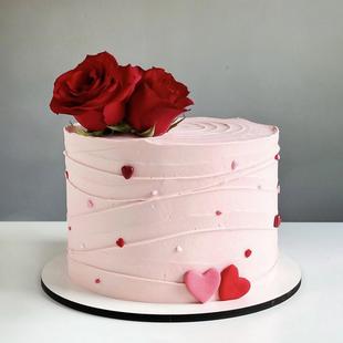 Royal Red Roses Delight Cake