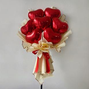 Valentines Heart Balloon Bouquet