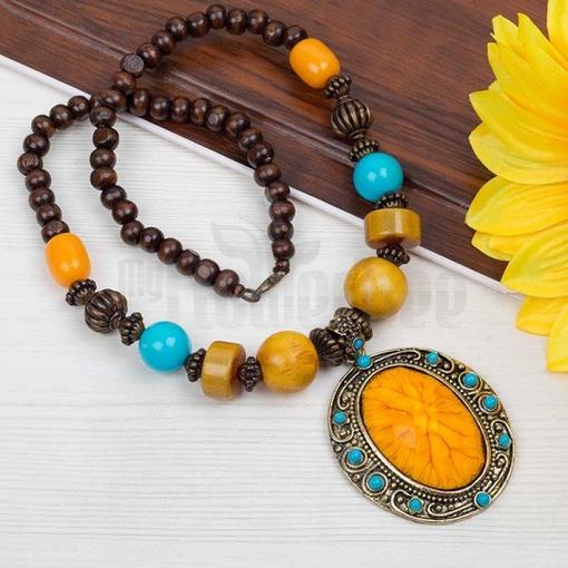 Yellow Stone Necklace