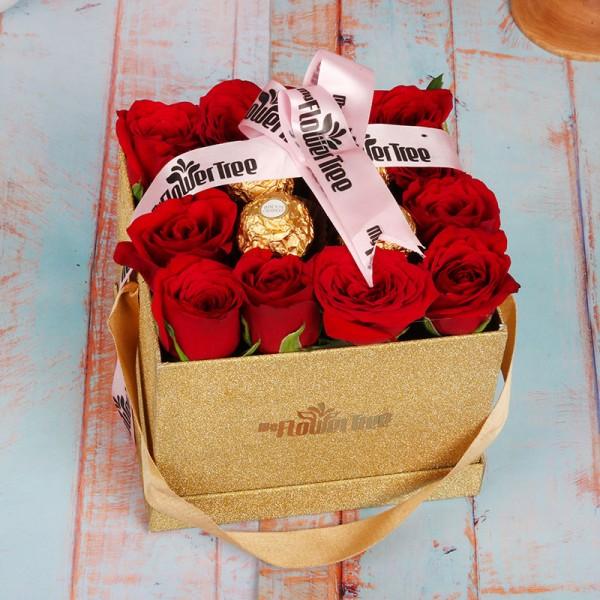 Mixed Roses Chocolate Luxury Collection