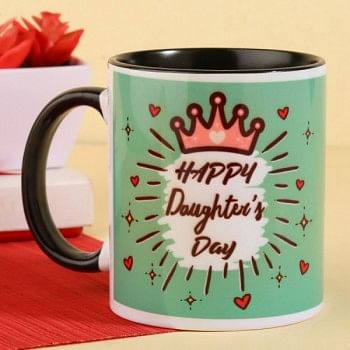 Happy Daughters Day Printed Coffee Mug
