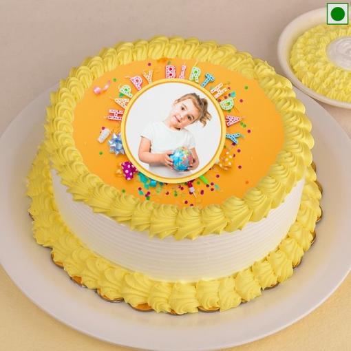 1 Kg Eggless Photo Printed Cake
