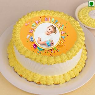 1 Kg Eggless Photo Printed Cake