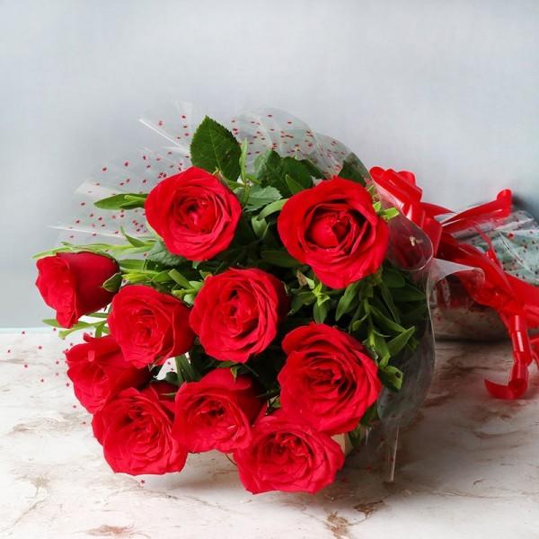 Red Roses Bunch
