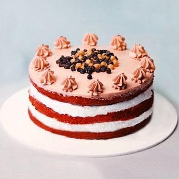 Half Kg Red Velvet Layer Cream Cake