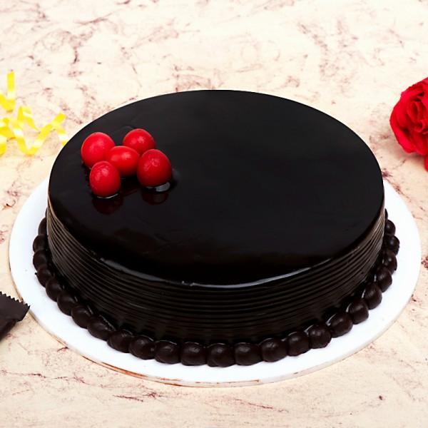 Half Kg Round Chocolate Cake