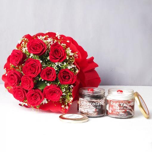 Alluring Treat with Roses