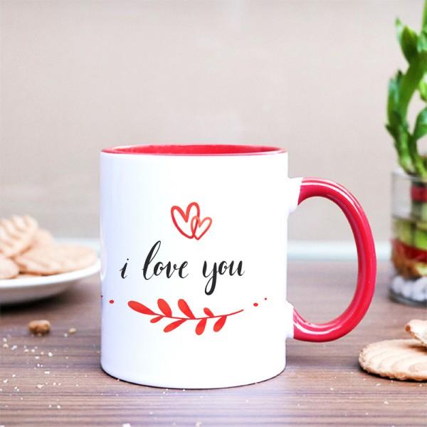 I Love You Printed Coffee Mug