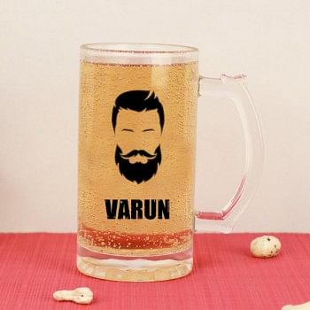 One Personalised Name Beer Mug 