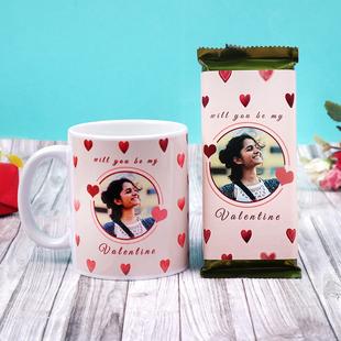 Valentino Mug and Chocolate