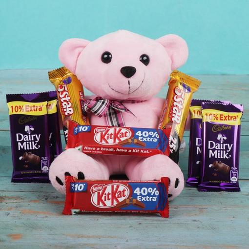 Teddy and Chocolate Combo