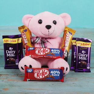 Teddy and Chocolate Combo