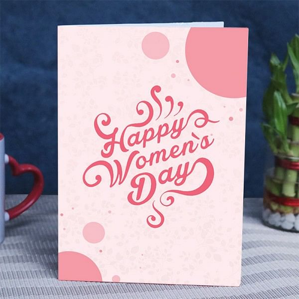 Womens Day Personalised Greeting Card