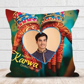 Karwa Chauth Personalised Cushion