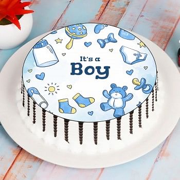 Birthday Boy Birthday Photo Cake