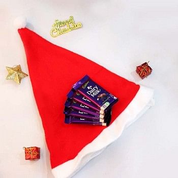 Christmas Cap and Chocolates