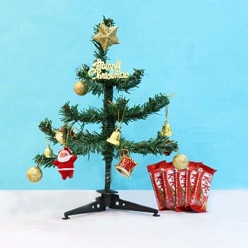 Christmas Tree and Kitkat Chocolate