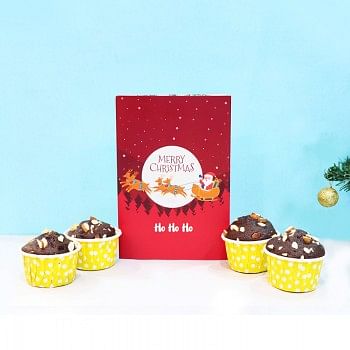 Christmas Muffins and Greeting Card
