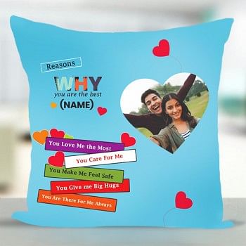 Personalised Love Theme Cushion