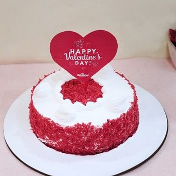 Valentines Day Red Velvet Cake
