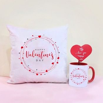 Valentines Day Mug and Cushion