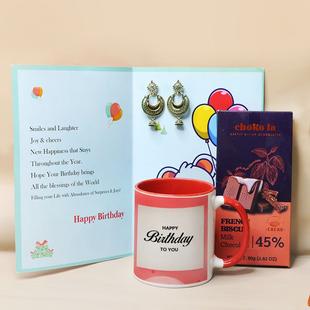 Duo Mug N Silver Danglers