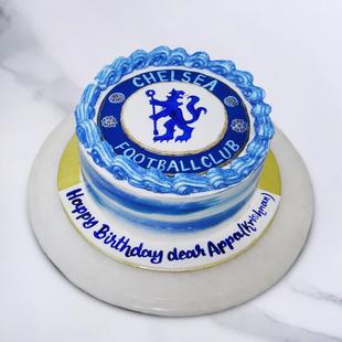 Chelsea Football Theme Cake