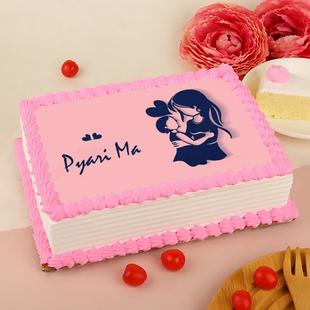 Mothers Special Photo Cake