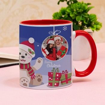 Christmas Greetings Personalised Coffee Mug
