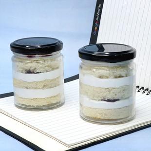 Choco Berry Jar Cakes