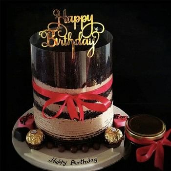 Chocolate Pull Up Cake for Birthday
