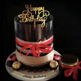 Birthday Pull Up Cake with Jar