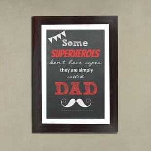 Superhero Dad Frame