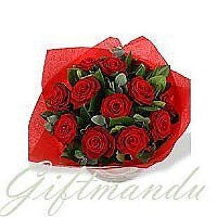 Dozen Red Roses Bouquet