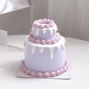 Vanilla Two Tier Cream Cake