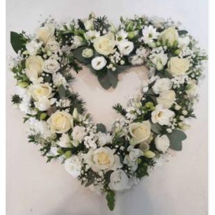 Open Heart Wreath